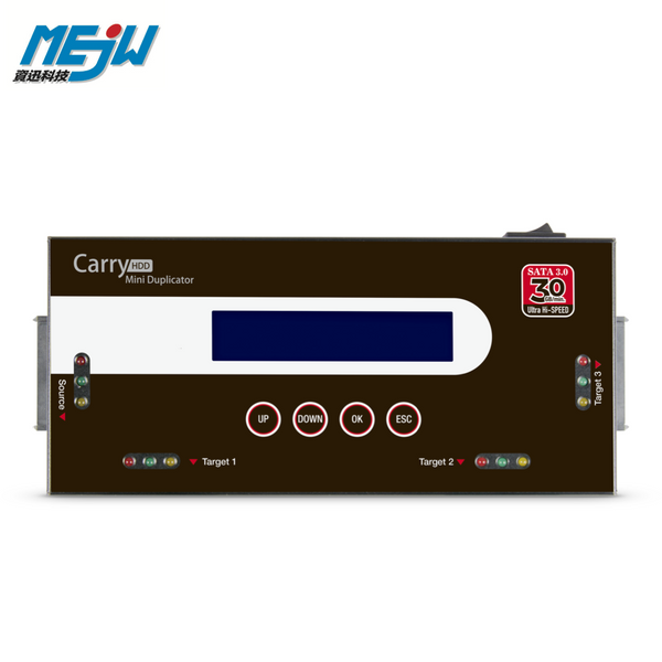 PRO398-I 1對3 SATA3.0個人用硬碟拷貝機 (30 GB/min)