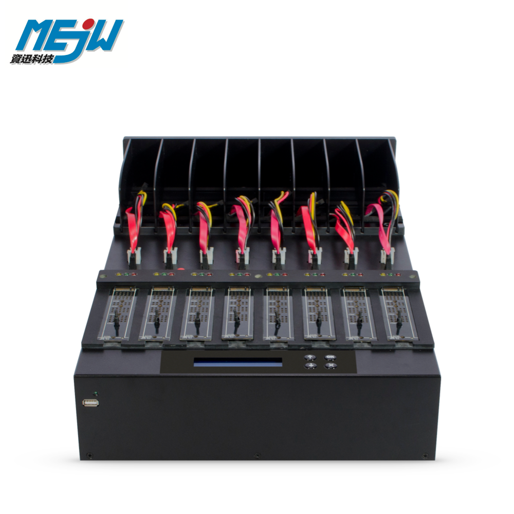 PW800H 8 Port M.2/SATA 拷貝抹除機 (18GB/min)