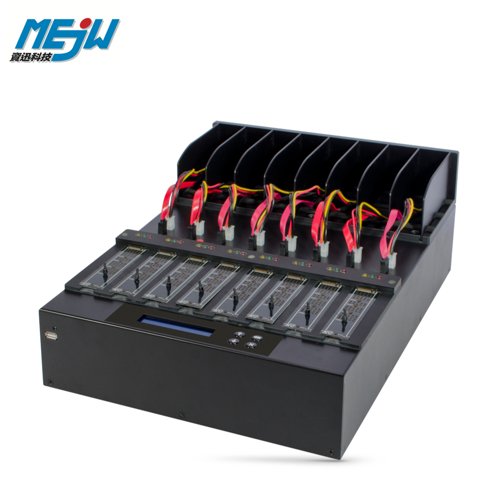 PW800H 8 Port M.2/SATA 拷貝抹除機 (18GB/min)